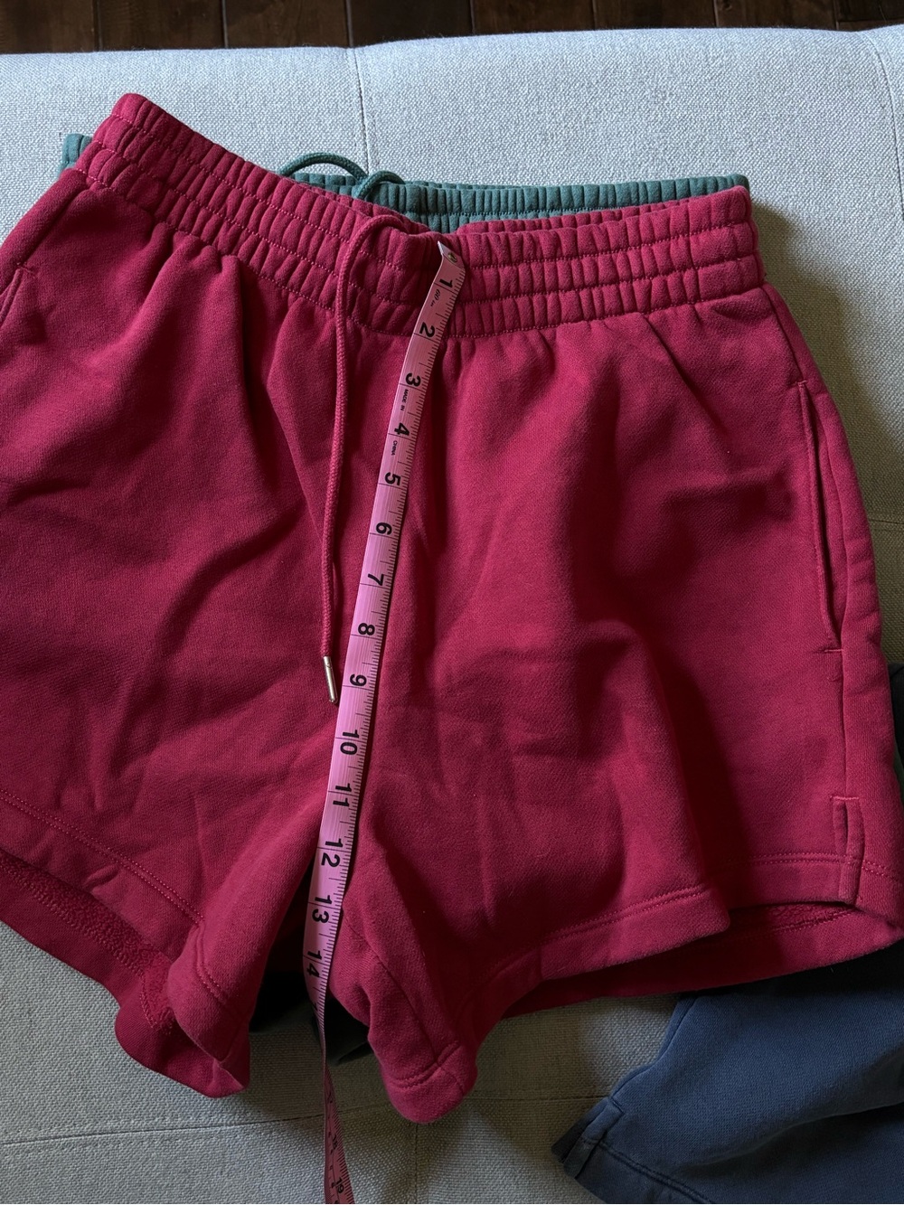 Abercrombie & Fitch Vintage Style Sweat Shorts - set of three - Picture 2 of 8